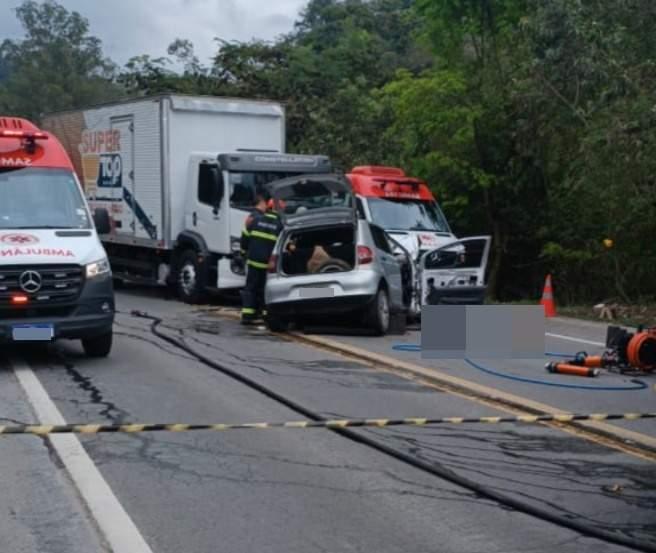 Grave acidente termina em morte na BR 262 no ES