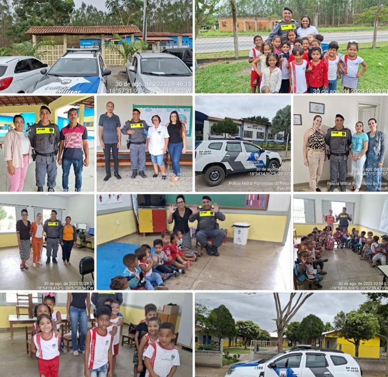 Prefeitura e PM ampliam diálogo e patrulhamento escolar com a comunidade