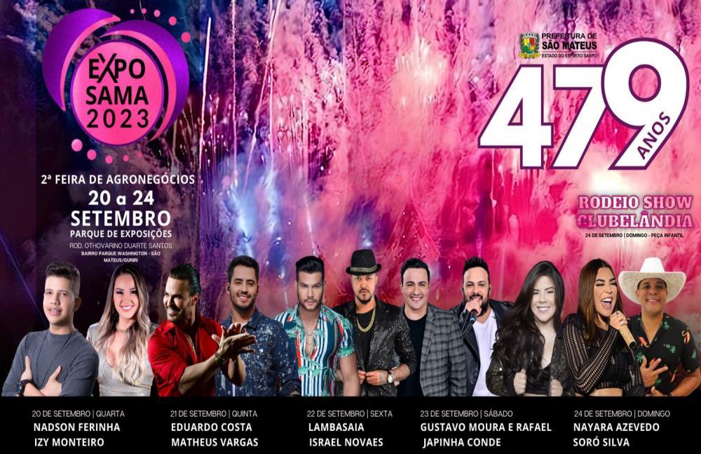 São Mateus divulga a programação oficial da festa de aniversário da cidade