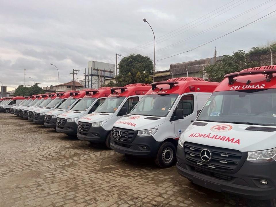 Nova frota de ambulâncias do SAMU 192 chega para fortalecer atendimento no Estado ES