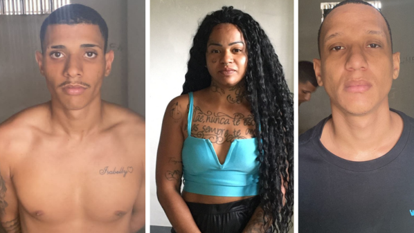 PRESO EM NOVA VENÉCIA O TRIO QUE  ROUBOU LOJA DE IPHONES EM SÃO GABRIEL DA PALHA