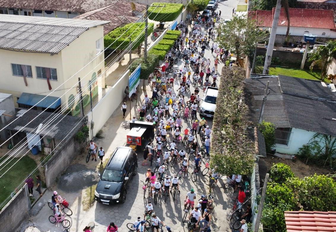 Escola Cipriano Cocco realizou Passeio Ciclístico em comemoração à Semana da Família em Jaguaré