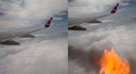 Motor de avião explode no ar após decolagem no RJ
