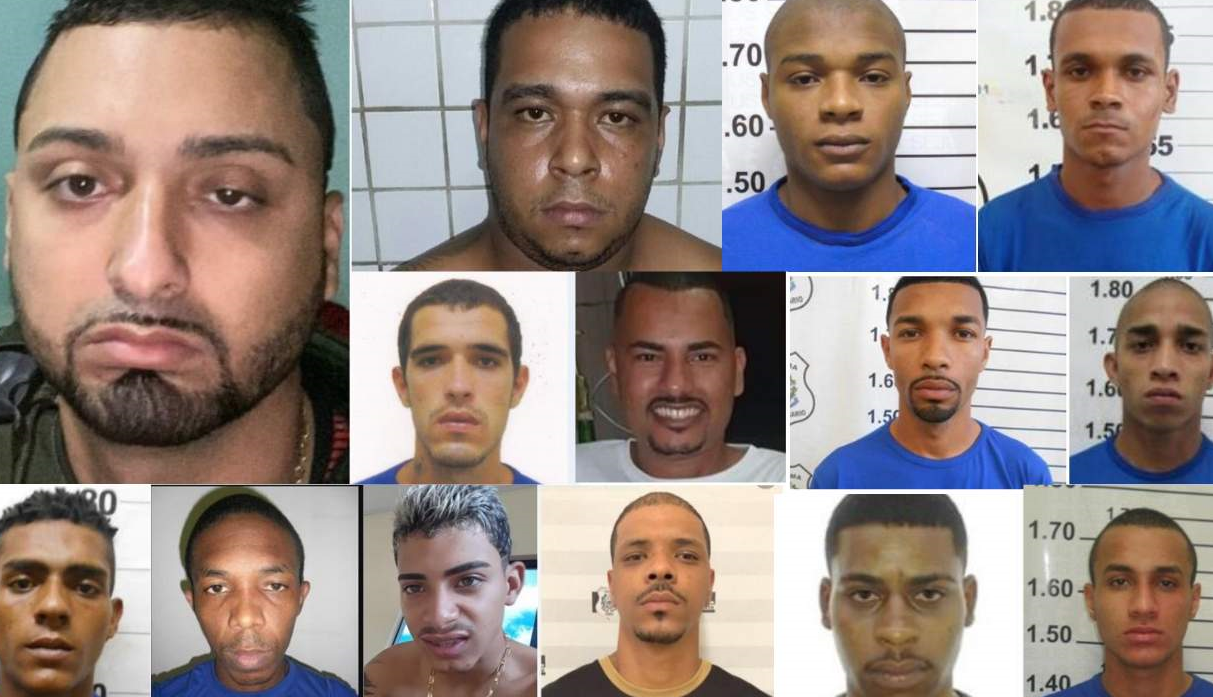 Saiba quem são os 14 bandidos mais procurados de Vitória