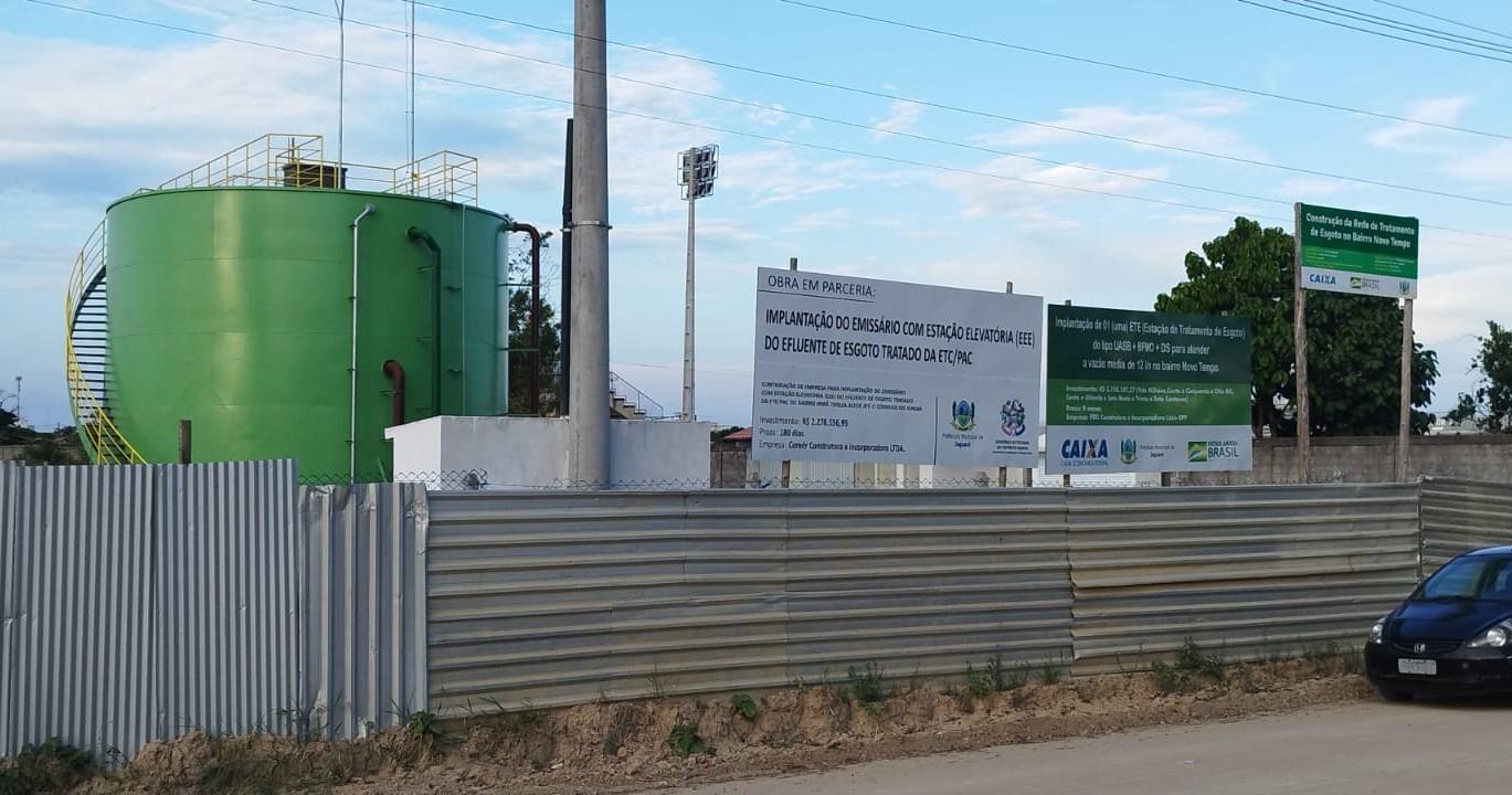 Jaguaré caminha para oferecer 100% em tratamento de esgoto