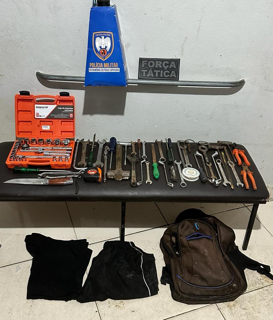 Presos suspeitos colocarem faca no pescoço de idosos durante roubo em Nova Venécia