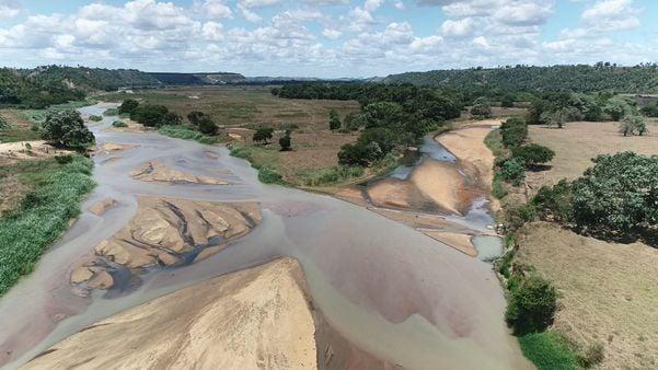 Seca no ES: vazão do rio São Mateus está em apenas 2%