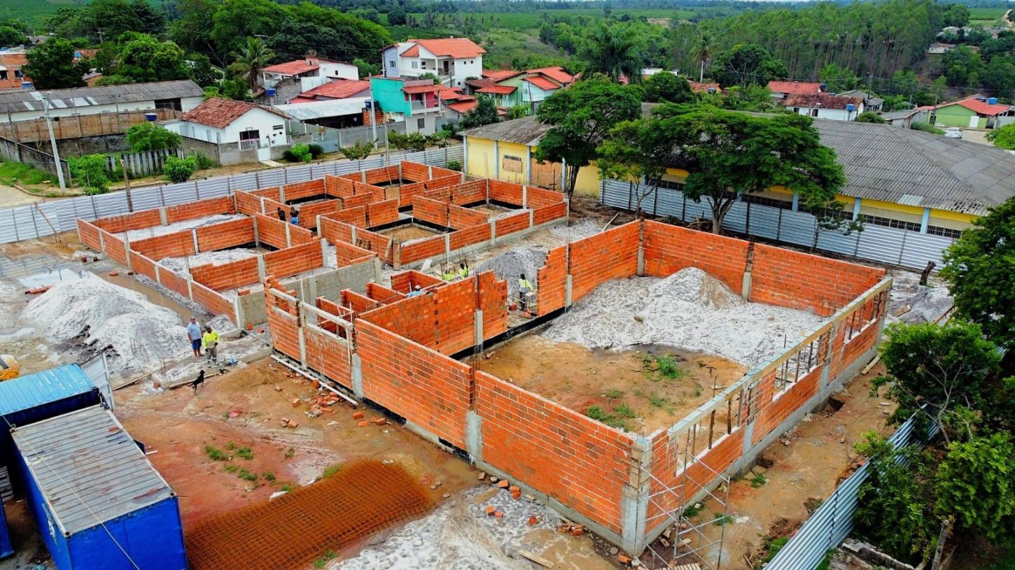 Obras de reforma e ampliação de escola em Fátima estão adiantadas