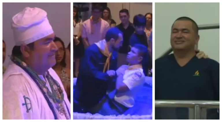 Pai de santo se converte no batismo do filho e terreiro se torna igreja