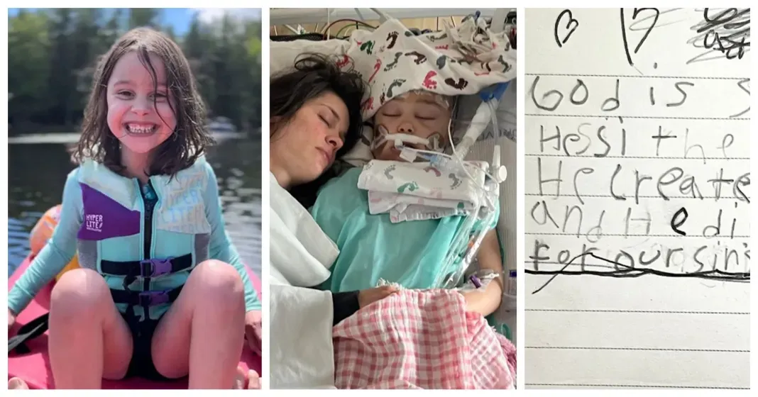 Pais encontram cartas da filha a Deus após sua morte em acidente enquanto brincava