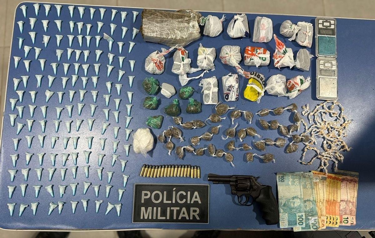 Mulher, atual marido e ex são presos por tráfico de drogas no Balneário de Guriri