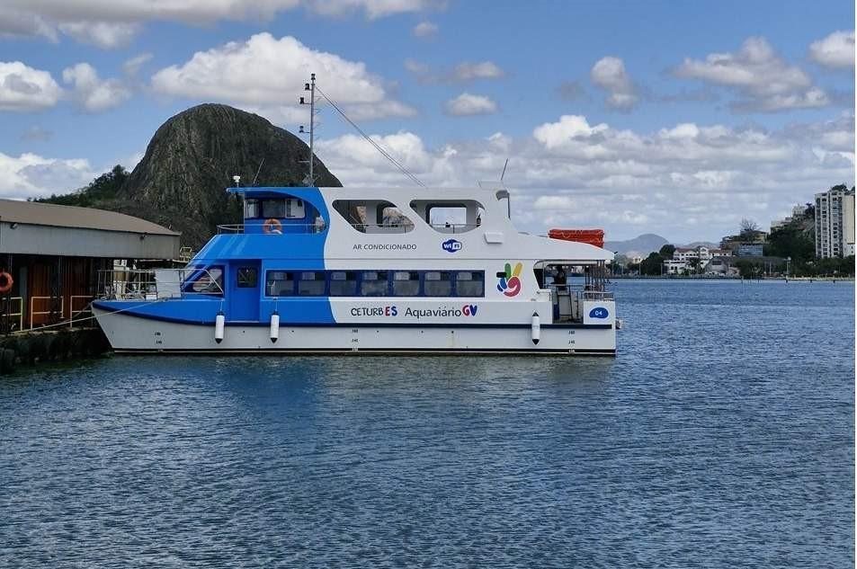 Com vista panorâmica, nova embarcação do aquaviário começa a operar em outubro