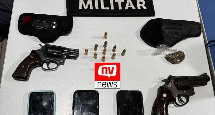 Cinco homens são detidos em perseguição policial com armas e drogas no Bom Sucesso em São Mateus