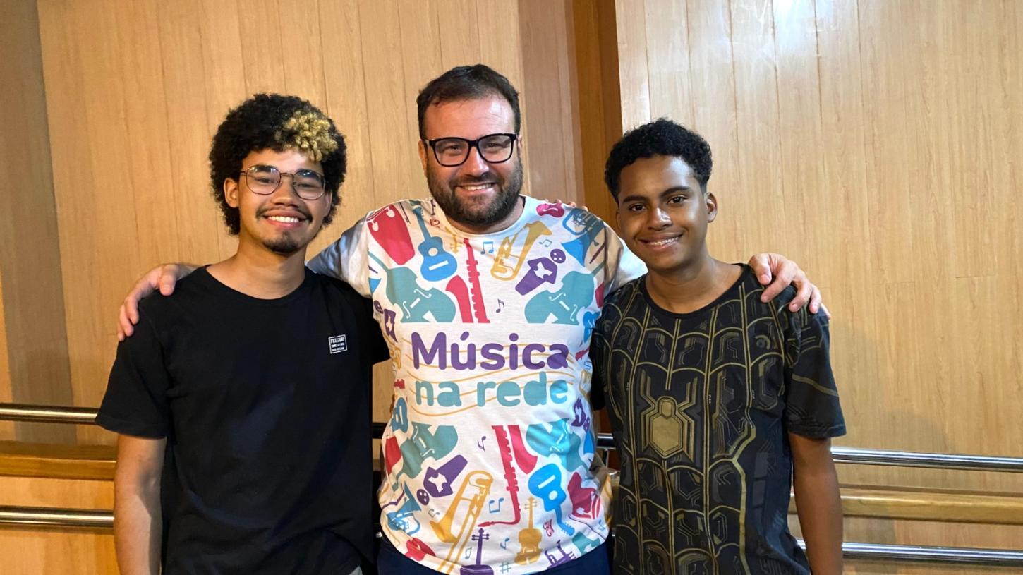 Banda Musical de Jaguaré celebra aprovados no vestibular de música da Ufes