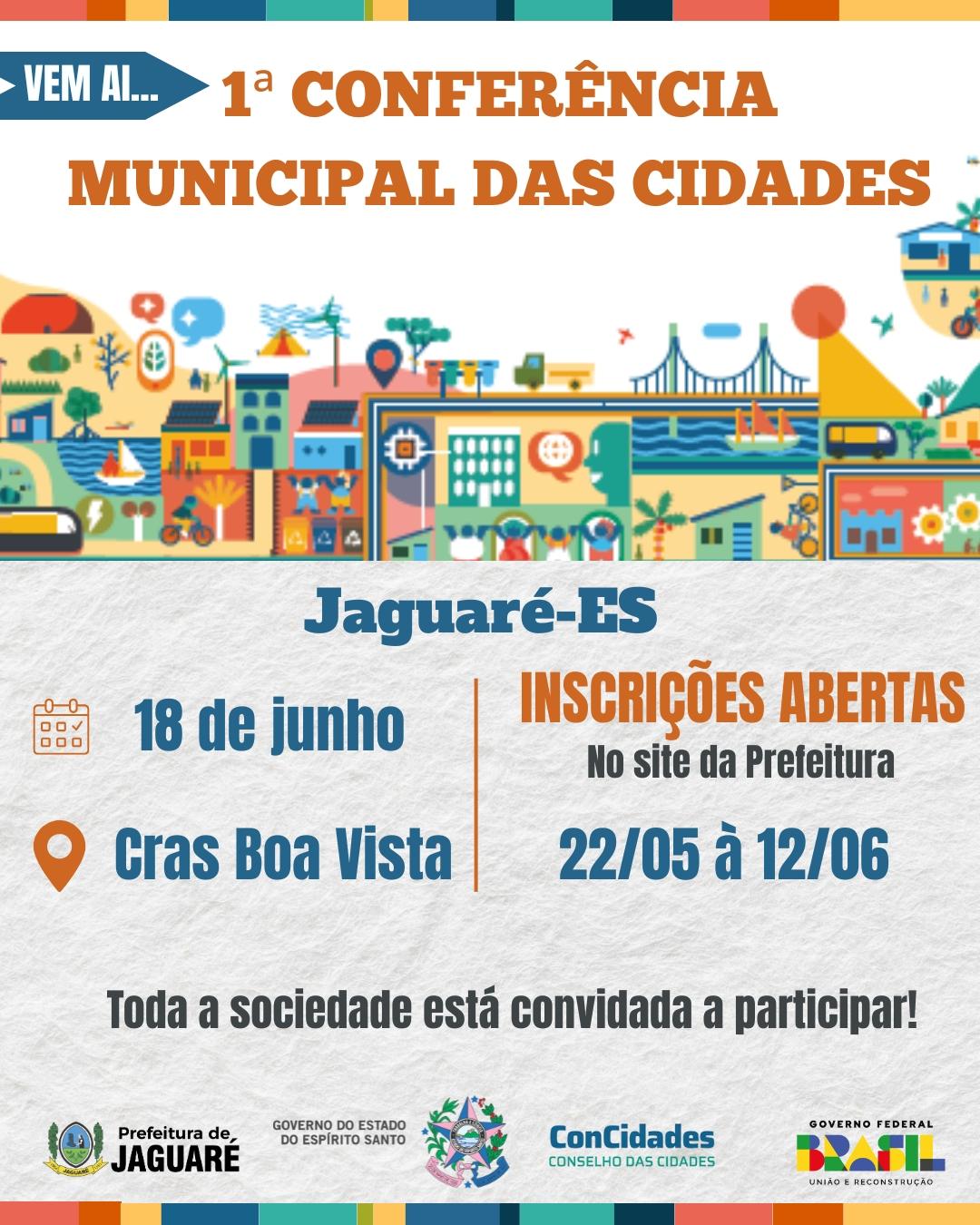 Jaguaré prepara 1ª Conferência Municipal das Cidades
