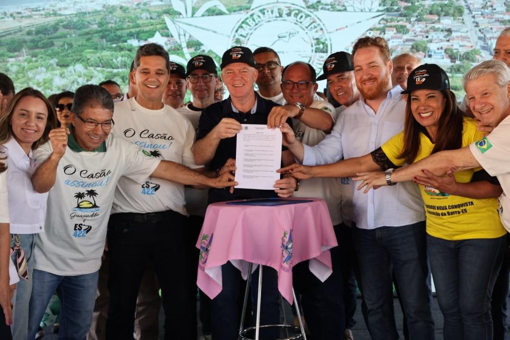 Governo inaugura sistema de travessia por balsa e anuncia novos investimentos em Conceição da Barra