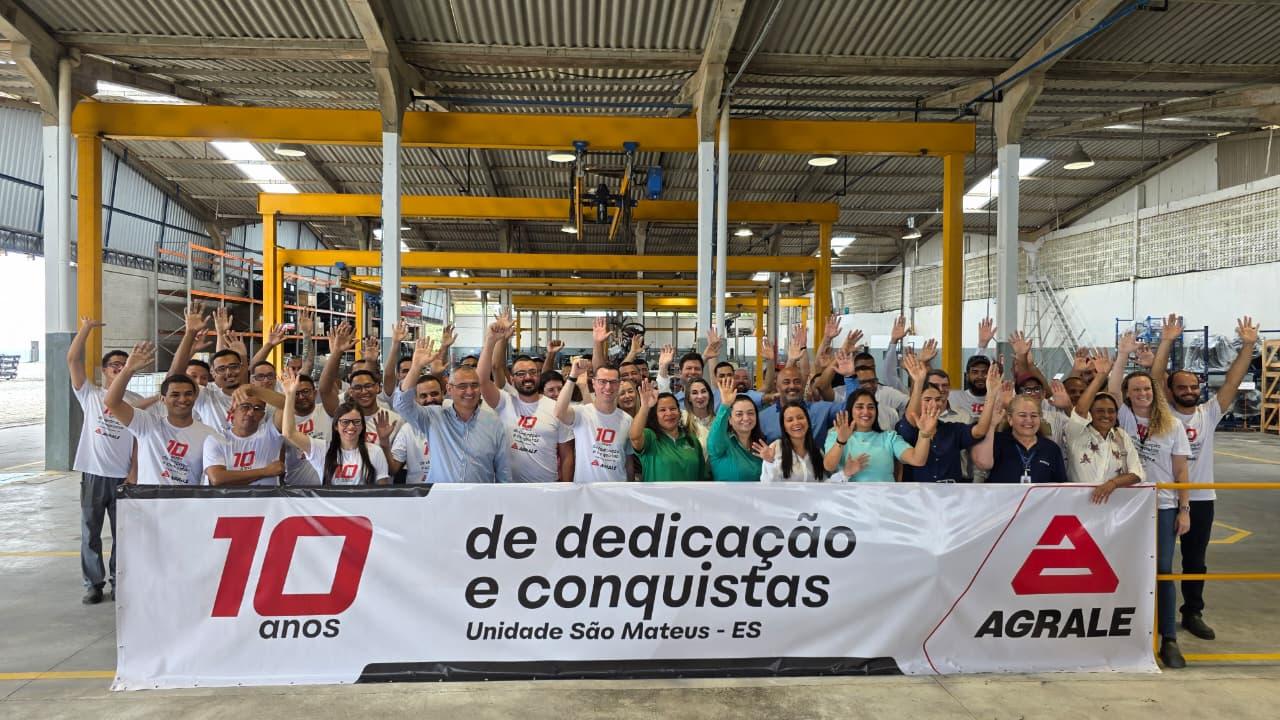 Prefeitura de São Mateus parabeniza a Agrale pelos 10 anos de atuação no município
