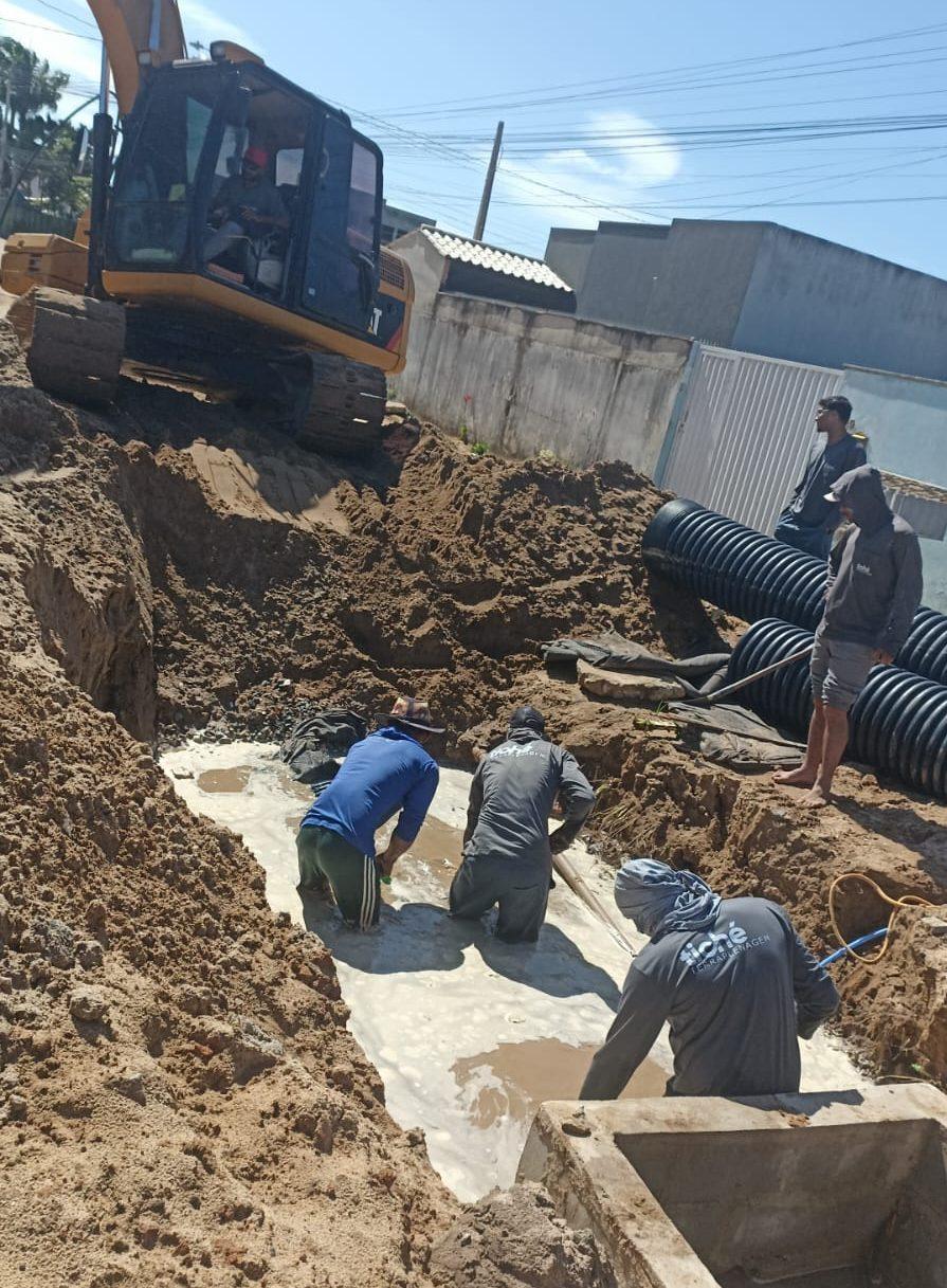Microdrenagem avança no Balneário de Guriri e reduz impactos das chuvas