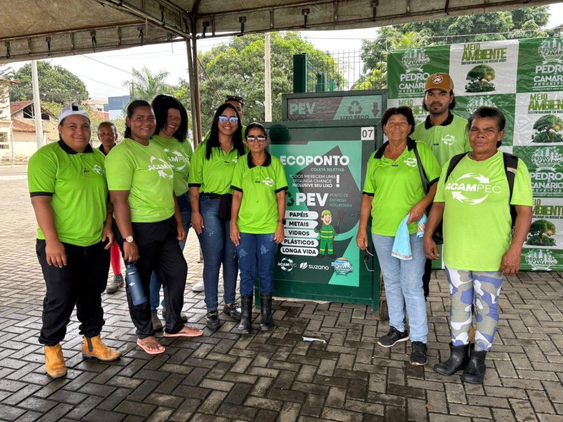 Com apoio da Suzano, Pedro Canário amplia coleta seletiva e fortalece reciclagem com 13 pontos de entrega